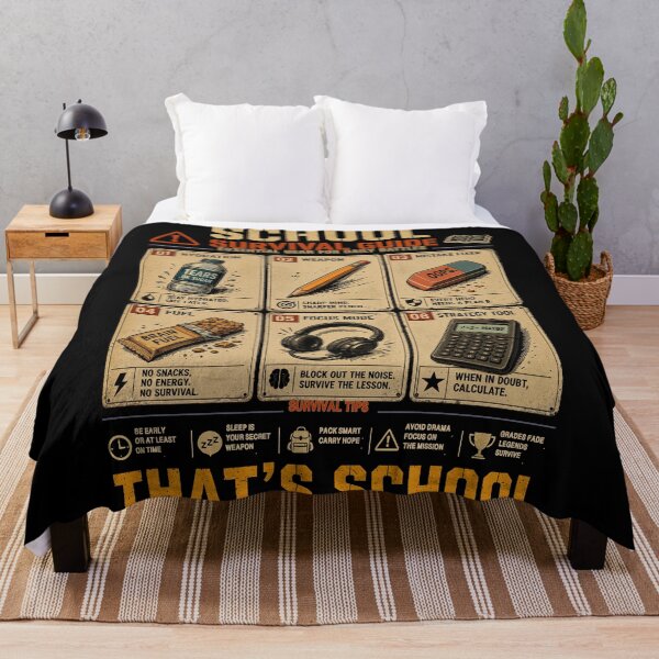 Item preview, School survival guide Funny Back to School Teacher Student First Day designed and sold by PetsArt.