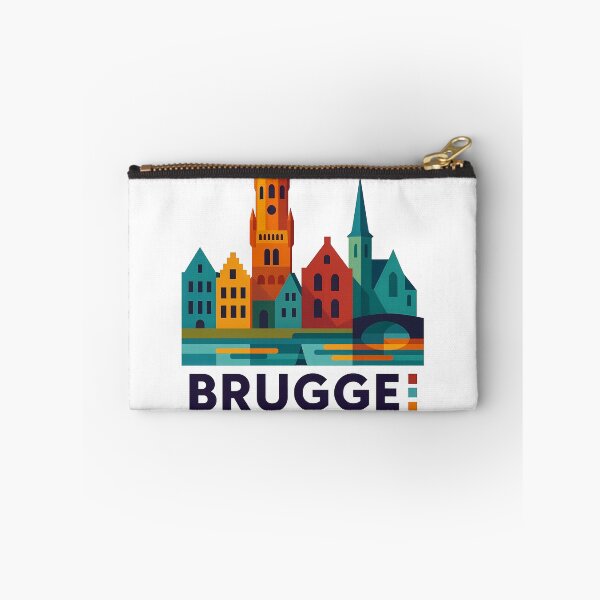 Artikelvorschau, Brügge, Belgien – Souvenir aus dem Belfried und dem Kanalmarkt entworfen und verkauft von OzzFrequency.