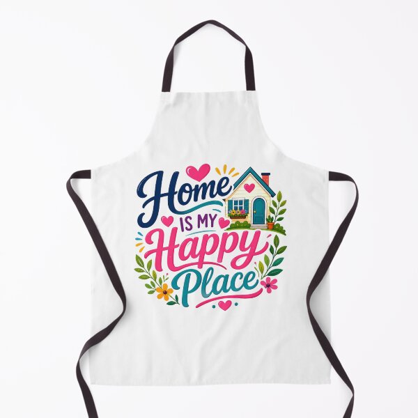 Item preview, Home Is My Happy Place - Cozy Home Inspirational Vibe designed and sold by Myra365Art.