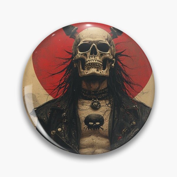 Item preview, Skull Metal: Hardcore to the Grave designed and sold by FANTASY FRENZY.