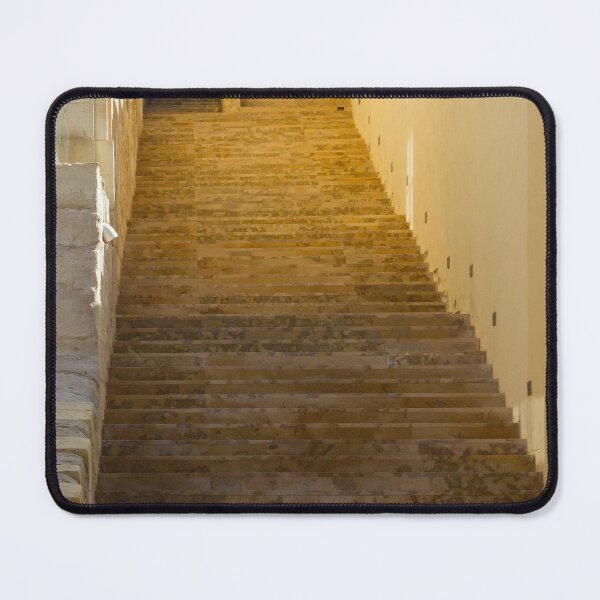 Item preview, Stone Staircase At Historic Fortress With Sunlit Steps And Strong Leading Lines designed and sold by Nmallia.