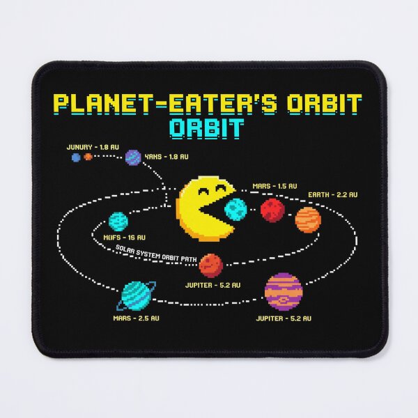 Item preview, Planet Eaters Orbit Retro Pixel Arcade Solar System designed and sold by TeNovaStudio ⭐⭐⭐⭐⭐.