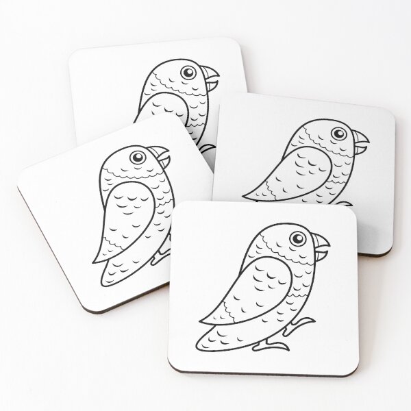 Item preview, Cute Minimalist Bird Line Art Sticker designed and sold by TheQuoteStudio.