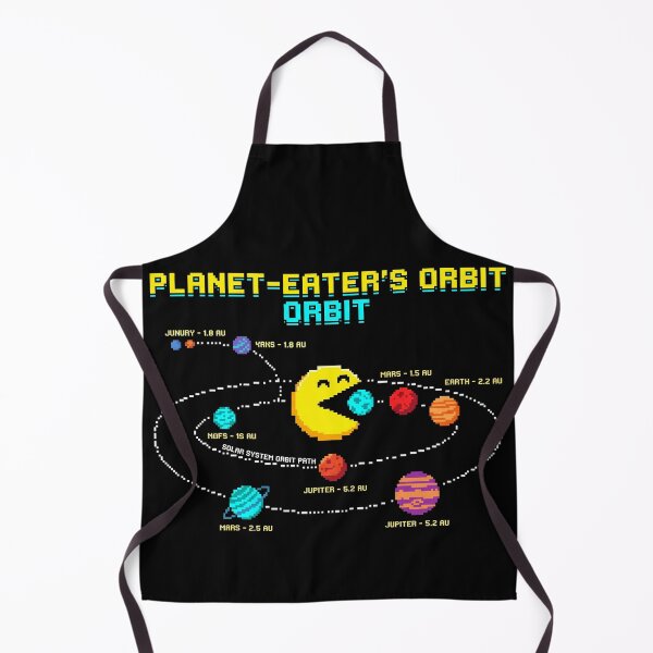 Item preview, Planet Eaters Orbit Retro Pixel Arcade Solar System designed and sold by TeNovaStudio.