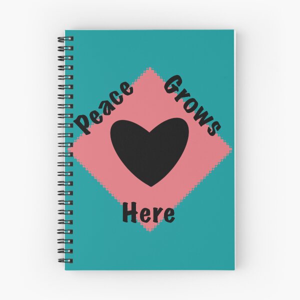 Item preview, Peace Grows Here - Simple Heart 96 designed and sold by StefanStudioArt.