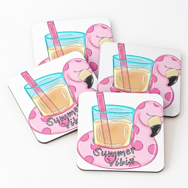 Item preview, Flamingo float - summer vibin' designed and sold by Etkennedy.