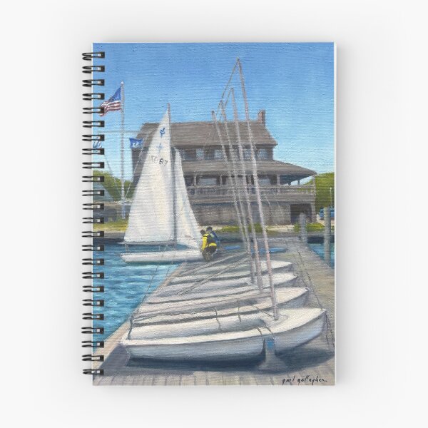 Item preview, Breakwater Yacht Club & Sailing Center, Sag Harbor designed and sold by Gail & Hugh Gallagher Art Gifts.