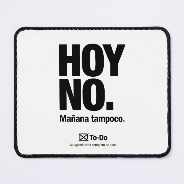 Item preview, HOY NO. – Minimalist Spanish Typography Humor Design designed and sold by UkrainianSpain.