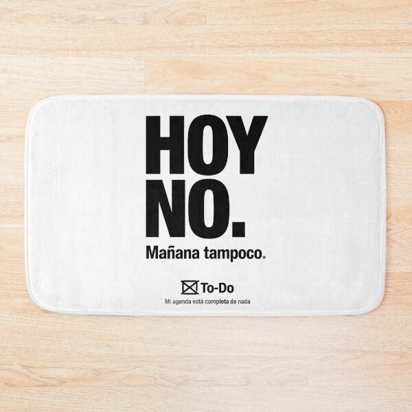 Item preview, HOY NO. – Minimalist Spanish Typography Humor Design designed and sold by UkrainianSpain.