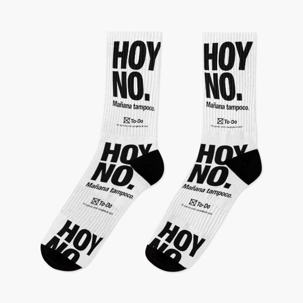 Item preview, HOY NO. – Minimalist Spanish Typography Humor Design designed and sold by UkrainianSpain.