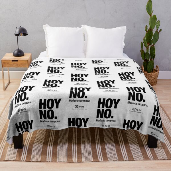 Item preview, HOY NO. – Minimalist Spanish Typography Humor Design designed and sold by UkrainianSpain.