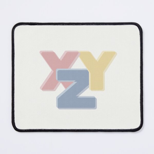 Item preview, Pastel XYZ Letters | Retro Minimal Typography Illustration designed and sold by Hille Stickers.