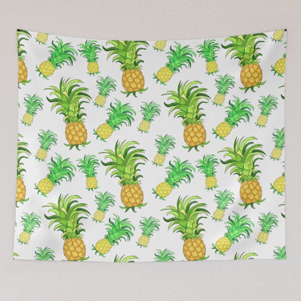 Item preview, Vibrant Tropical Pineapple Fruit Art designed and sold by OrPolly.