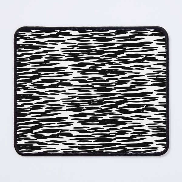 Item preview, Black and White Abstract Brushstroke Pattern Illustration designed and sold by BetweenForms.