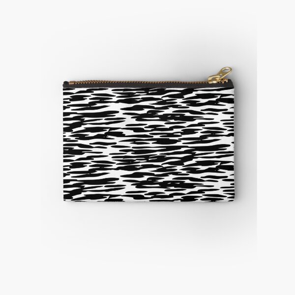 Item preview, Black and White Abstract Brushstroke Pattern Illustration designed and sold by BetweenForms.