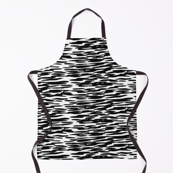 Item preview, Black and White Abstract Brushstroke Pattern Illustration designed and sold by BetweenForms.