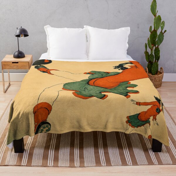 Item preview, Girls Soccer - Vintage Sports Illustration soccer Art Print for Retro Decor Lovers designed and sold by RickE.