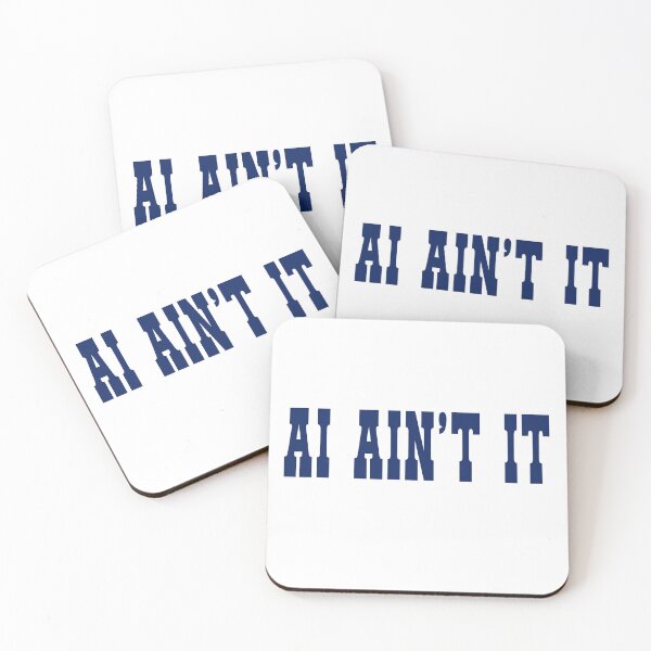 Item preview, AI Ain't IT designed and sold by rhodeyart.