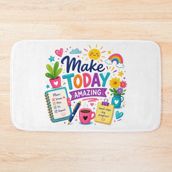 Item preview, Make Today Amazing | Cute Motivational Quote, Kawaii Planner & Journal Design | Positive Daily Reminder | Colorful Aesthetic Gift designed and sold by Pixanova.
