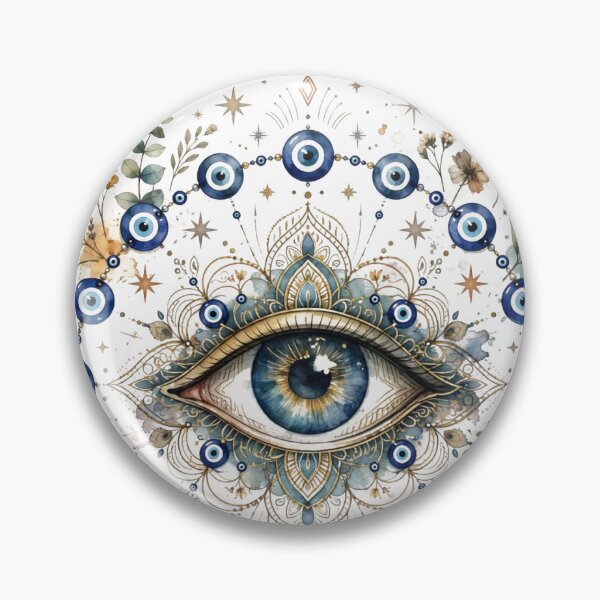 Item preview, EVIL EYE LIGHT BLUE expand your worldview, and encourage self-acceptance designed and sold by syamkumar s.