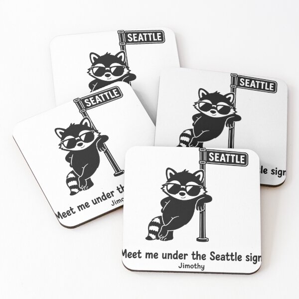 Item preview, Jimothy The Seattle Raccoon Viral Meme designed and sold by TSshirtShoppe.