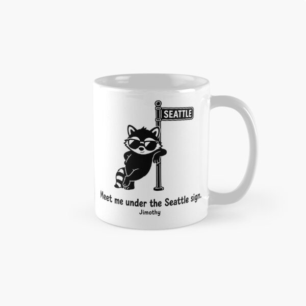 Item preview, Jimothy The Seattle Raccoon Viral Meme designed and sold by TSshirtShoppe.