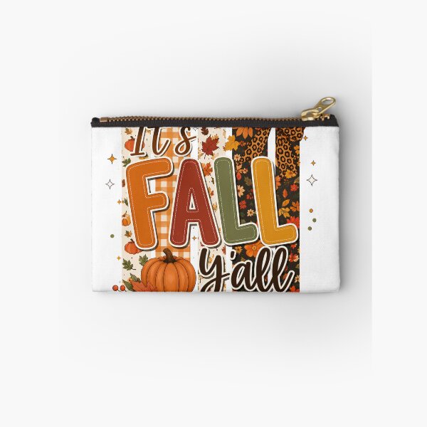 Item preview, Striped Its Fall Yall Buffalo Plaid Pumpkin Retro Vintage Collage Autumn Leaves Aesthetic designed and sold by VGAfanatic.
