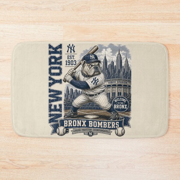 Item preview, New York Bronx Bombers Vintage Bulldog Baseball T Shirt Retro Yankees Inspired Fan Gift designed and sold by GhostDawgs.