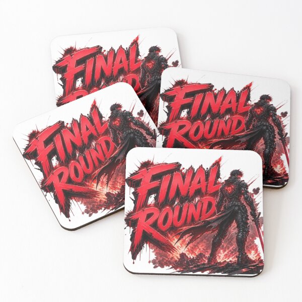 Item preview, FINAL ROUND Gaming Sticker | Neon Esports Streetwear Graphic Design designed and sold by Stylestickers55.