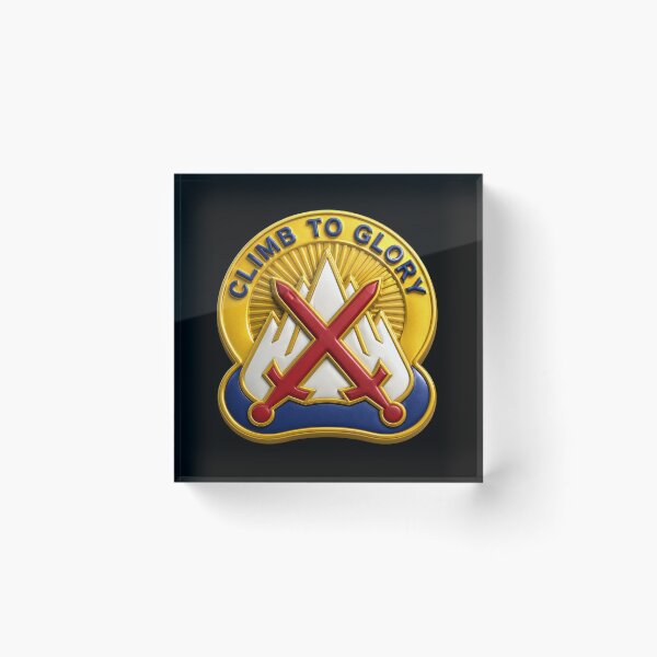 Item preview, Army - DUI - 10th Mountain Division wo txt - 3D - Enhanced designed and sold by Military Insignia Products.
