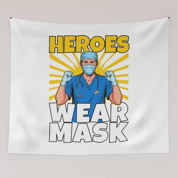 Item preview, Heroes Wear Mask Surgeon Medic Comic Style designed and sold by Welldoh.