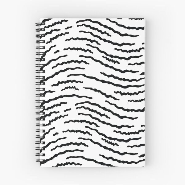 Item preview, Black and White Abstract Waves Pattern Illustration designed and sold by BetweenForms.