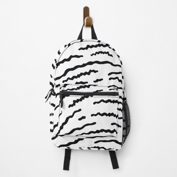Item preview, Black and White Abstract Waves Pattern Illustration designed and sold by BetweenForms.