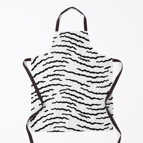 Item preview, Black and White Abstract Waves Pattern Illustration designed and sold by BetweenForms.