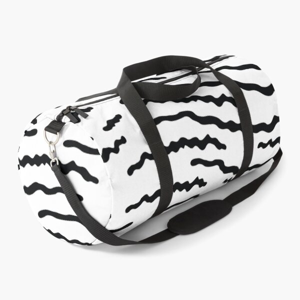 Item preview, Black and White Abstract Waves Pattern Illustration designed and sold by BetweenForms.