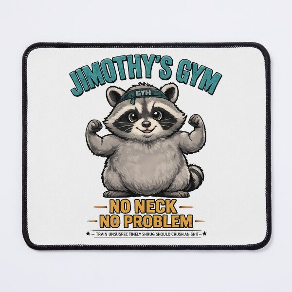 Item preview, Cute Gym Raccoon Funny Workout designed and sold by Ekracreatives.