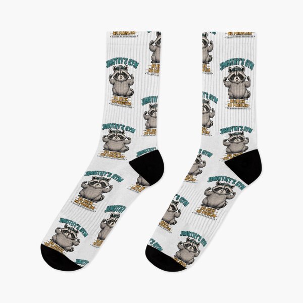 Item preview, Cute Gym Raccoon Funny Workout designed and sold by Ekracreatives.