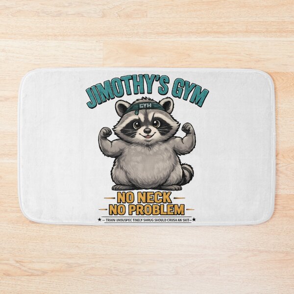 Item preview, Cute Gym Raccoon Funny Workout designed and sold by Ekracreatives.