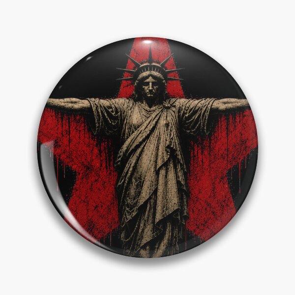 Item preview, Liberty Crucified - Red Star designed and sold by twosoulsinc.