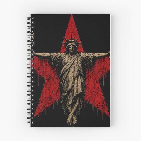 Item preview, Liberty Crucified - Red Star designed and sold by twosoulsinc.