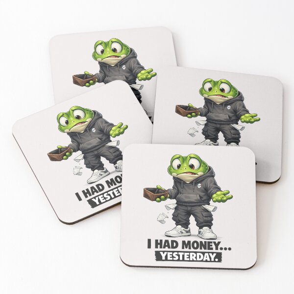 Item preview, DM-024 | Invisible Wallet Frog™ | I Had Money Yesterday designed and sold by D4NC1G3R®.