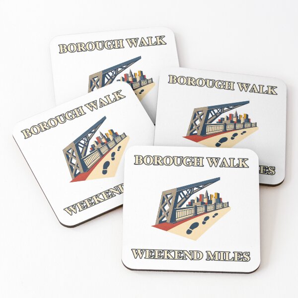 Item preview, Borough Walk Weekend Miles New York Emblem designed and sold by Freshloop Studio | Whimsical Vintage Art.