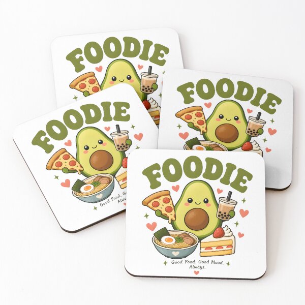 Item preview, Cute Foodie Avocado T-Shirt | Kawaii Pizza, Ramen, Bubble Tea & Cake Lover | Good Food Good Mood Cute Aesthetic designed and sold by Snackwear Apparel.