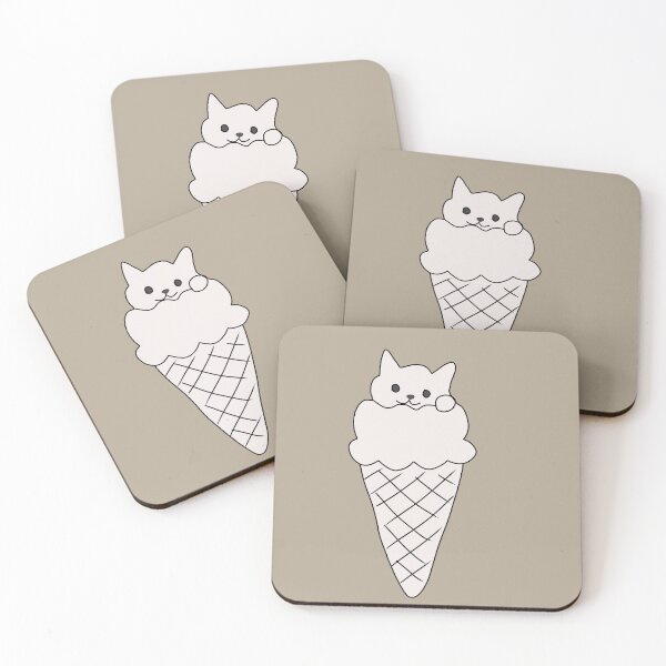 Item preview, Cat dessert illustration designed and sold by LeshanArt.