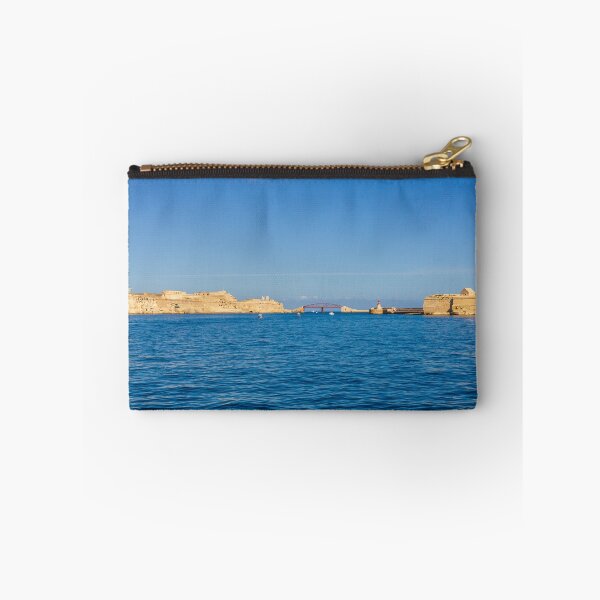 Item preview, Valletta Malta Waterfront Skyline Over Mediterranean Sea With Historic Limestone Buildings And Blue Sky designed and sold by Nmallia.