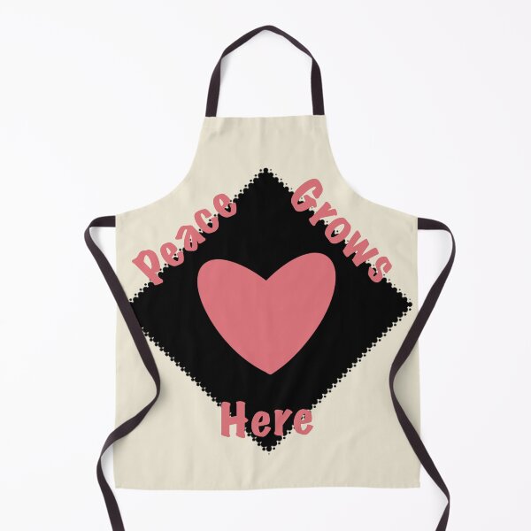 Item preview, Peace Grows Here - Simple Pink Heart F1 designed and sold by StefanStudioArt.