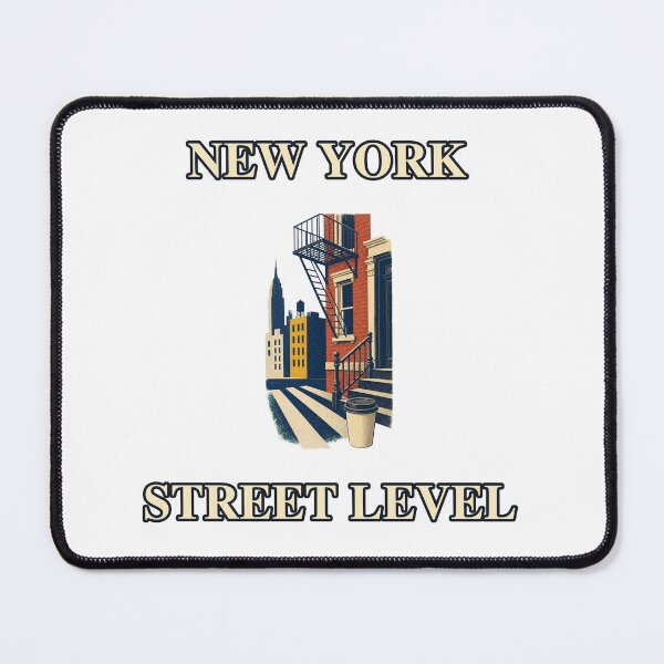 Item preview, New York Street Level Urban Travel Graphic designed and sold by Freshloop Studio | Whimsical Vintage Art.