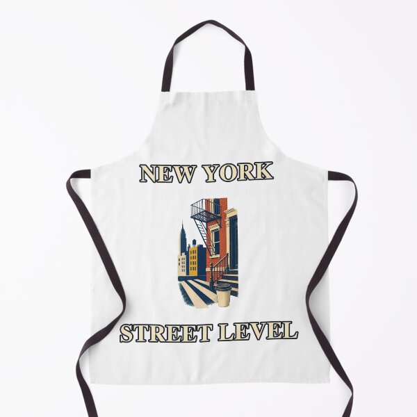 Item preview, New York Street Level Urban Travel Graphic designed and sold by Freshloop Studio | Whimsical Vintage Art.