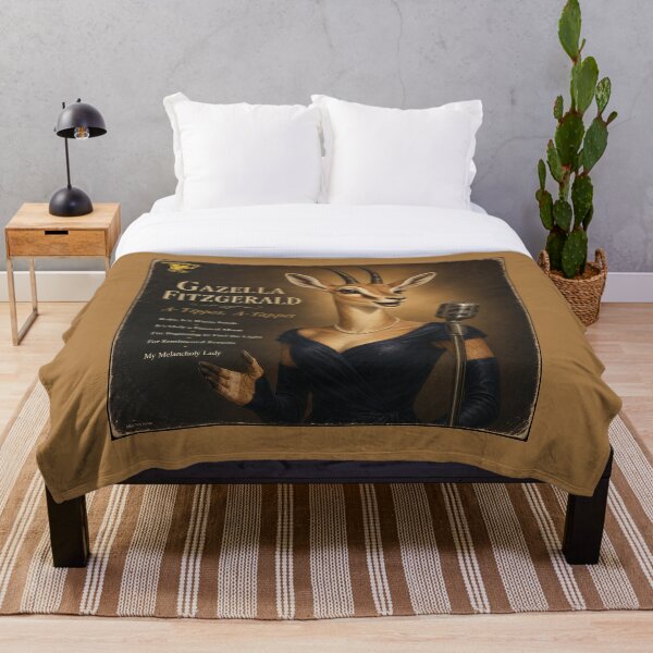 Item preview, Gazella Fitzgerald Jazz Serenade Classic Retro Album Parody designed and sold by MissTerryWoman.