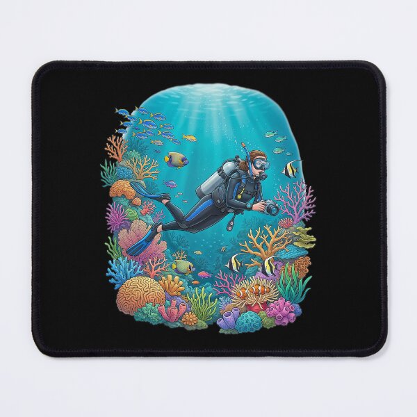 Item preview, Divers coral reef designed and sold by ReneMM.